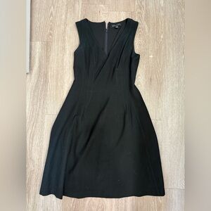Banana Republic Classic Black Sleeveless Fit-and-Flare Dress